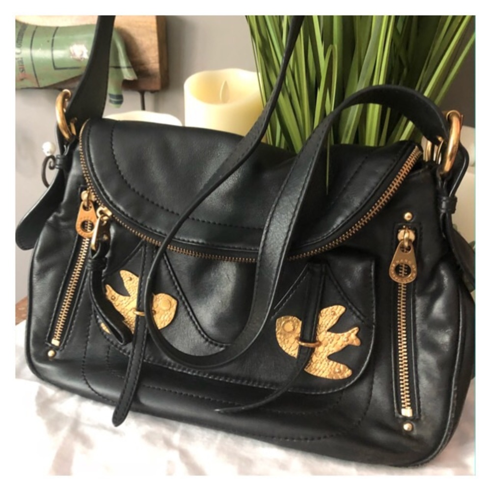 🎉HP🎉06/26/19 Petal to the Metal” leather  bag.